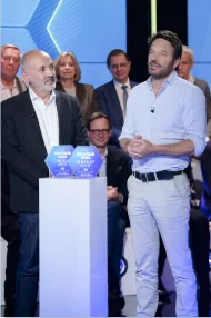 Lauréats : Florent Chapel et Samuel Le Bihan, Co-présidents de l'association Autisme Info Service